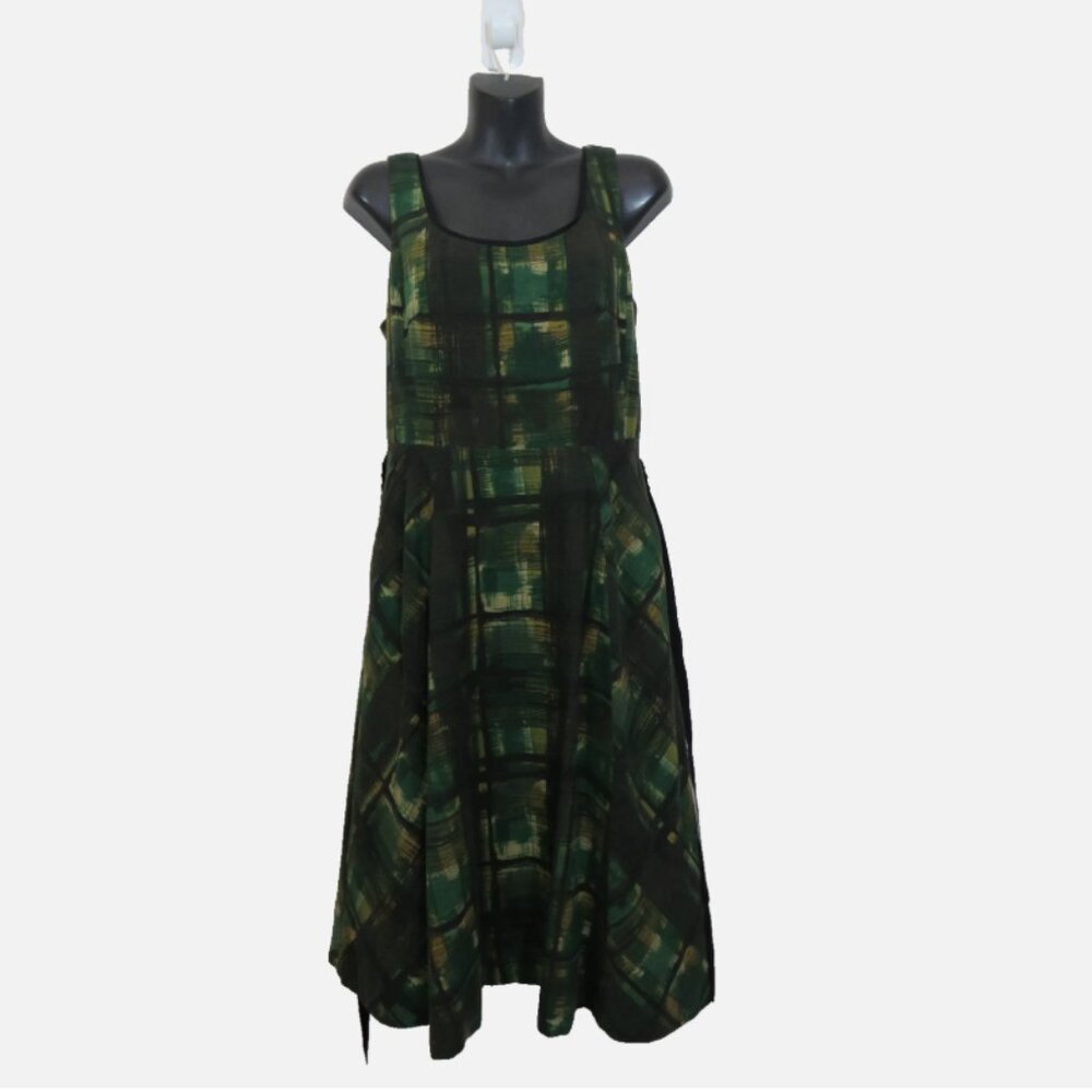 Anthropologie Maeve Size 6 Green Printed Tulle Dress As Seen Taylor Swift Zooey